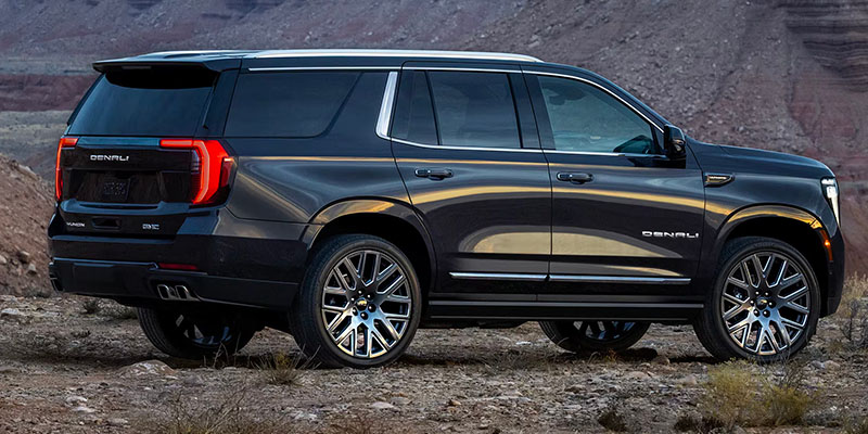 A 2025 GMC Yukon XL parked offroad in Carthage, MS