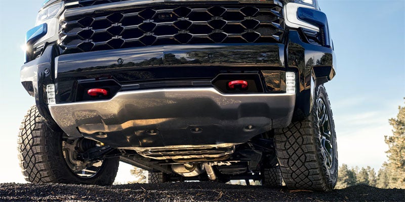 2026 Chevrolet Silverado 1500 in Carthage, MS showing front grille hooks for towing and recovery