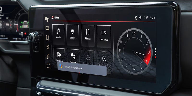 2026 GMC Sierra 1500 safety features in Carthage MS showing GMC Pro Safety suite with Forward Collision Alert, Automatic Emergency Braking, Lane Keep Assist, and IntelliBeam headlights for confident driving